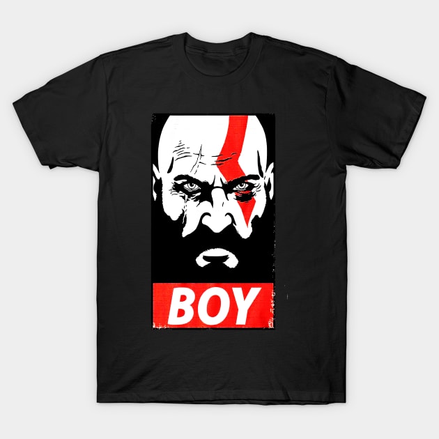 Boy - God of War Inspired Kratos T-Shirt by nahuelfaidutti